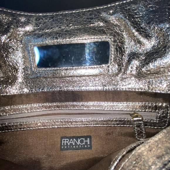 Franchi Collection silver shimmer clutch - Picture 4 of 4